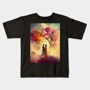 Two under the sakura tree Kids T-Shirt